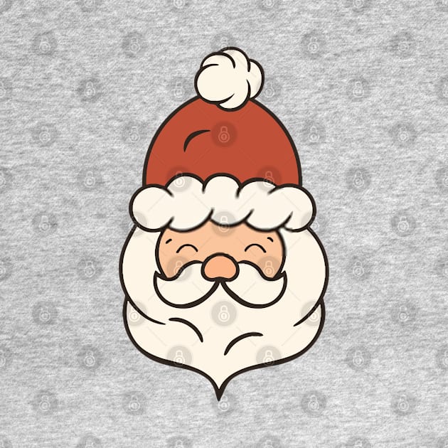 Santa Face Christmas by AdeShirts